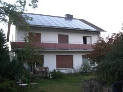 our battery of solar panels